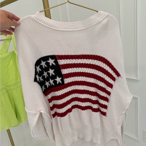 American Flag Knit Sweater - Picture 1 of 1